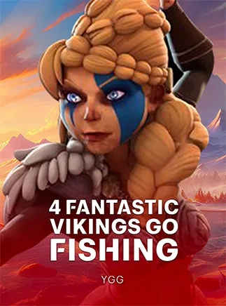 ปกเกมชื่อ 4 Fantastic Vikings Go Fishing